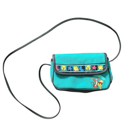 VTG 90s Winnie The Pooh Disney Crossbody Bag Purse Tigger Star Moon Kidcore Y2K - Picture 3 of 16